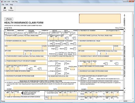 CMS-1500 software
