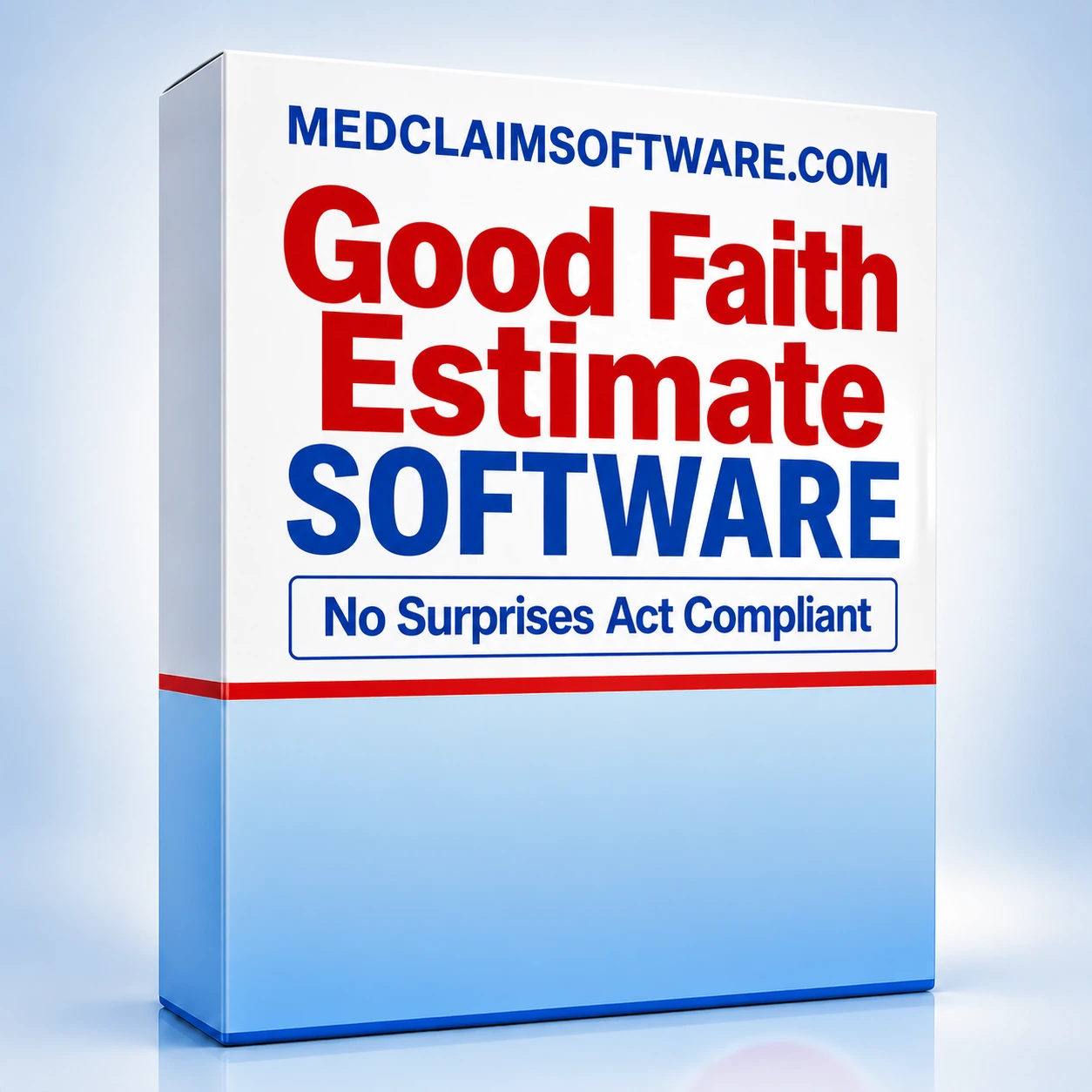 Good Faith Estimate Software box